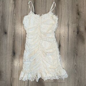 Storia White Lace Dress
